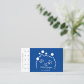 Logobelohnung für geometrische Pet Groomer Visitenkarte (Stehend Vorderseite)