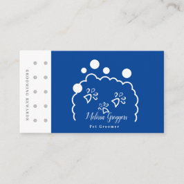 Logobelohnung für geometrische Pet Groomer Visitenkarte