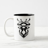 Logoentwurfs-Tasse Zweifarbige Tasse (Links)