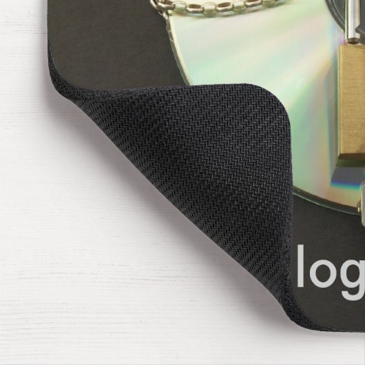 Logoff - Logout - seien Sie sicher! Mäusematte Mousepad (Ecke)