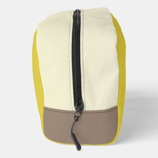 Logofirma Business gelbe Kosmetiktüte Waschbeutel (Rechts)