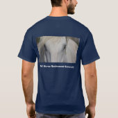 Logofront mit Foto des Ritters der Rückseite an T-Shirt (Rückseite)