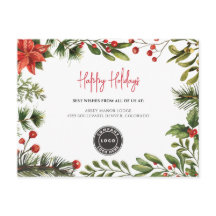 Logogeschäft Weihnachtskunden