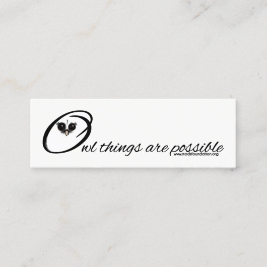 Logogeschäfts-Kartenentwurf der Mod-Grundlage 2. Mini Visitenkarte (Vorderseite)