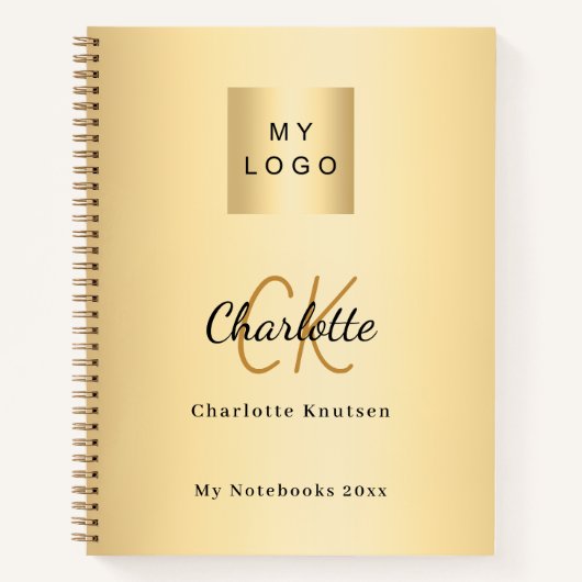 Logogold - Monografie Notizblock (Vorderseite)