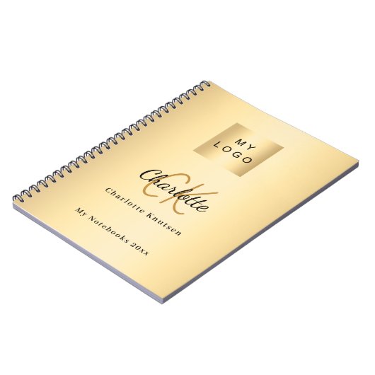 Logogold - Monografie Notizblock (Linke Seite)