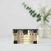 Logohair Makeup Nails Tropfen WELLNESS-CENTER QRCo Visitenkarte (Stehend Vorderseite)