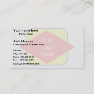 Logohintergrund-Wasserzeicheneffekt Visitenkarte