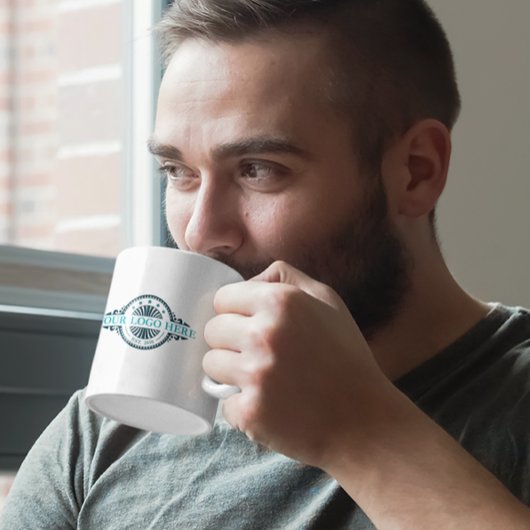 Logohochladen Beruflicher Geschäftsbetrieb Kaffeetasse