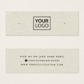 Logokiste für Splint-Leinen aus Sahne (Vorne & Hinten)