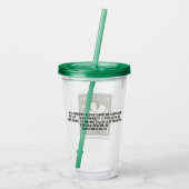 Logokombination Acryltrinkbecher (Rückseite)