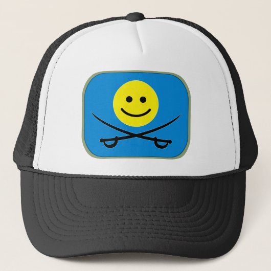 Logokombination für das Glück Truckerkappe (Vorderseite)