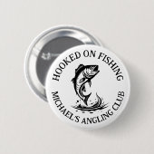 Logokombination für den Fischfang, Personalisierte Button (Vorne & Hinten)