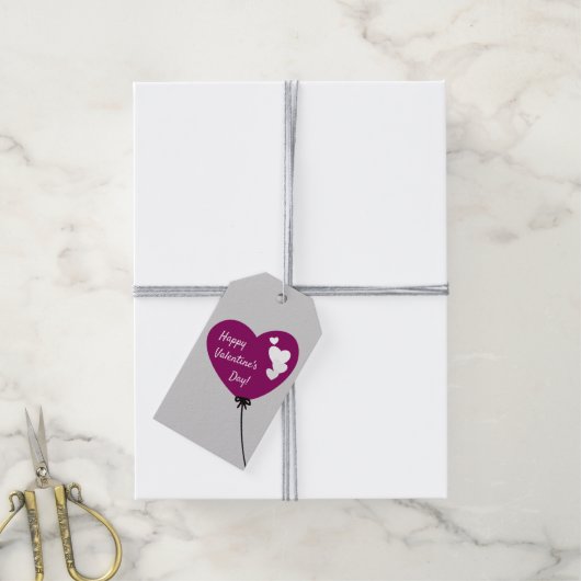 Logokombination für den Valentinstag Geschenkanhänger (Mit Garn)