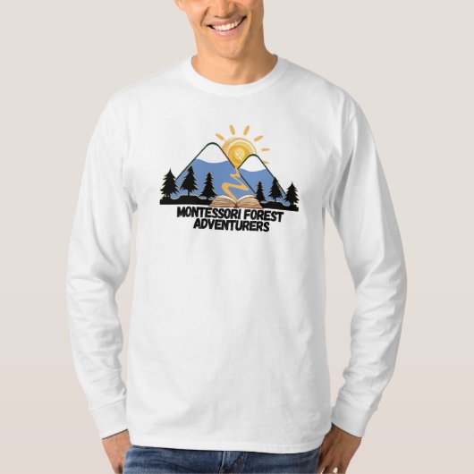 Logokombination für Langschläfenlager T-Shirt (Vorderseite)