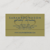 Logokombination für Tierärzte Visitenkarte (Rückseite)