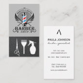 Logokombination | Hair Stylist Visitenkarte (Vorne/Hinten)