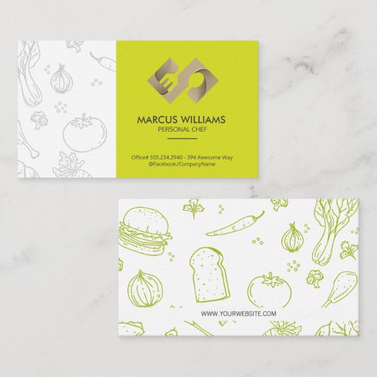Logokombination | Koch Visitenkarte (Vorne/Hinten)