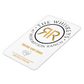 Logokombination Ranch Whiskeys Logo Flexible Magne Magnet (Linke Seite)