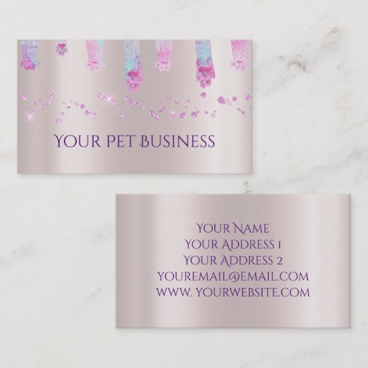 Logokombination Visitenkarte (Vorne/Hinten)