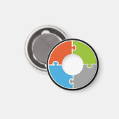 Logokomplianceberater Magnet (Vorderseite/Rückseite)