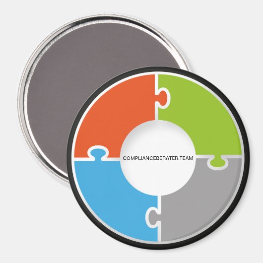 Logokomplianceberater Magnet (Vorderseite/Rückseite)