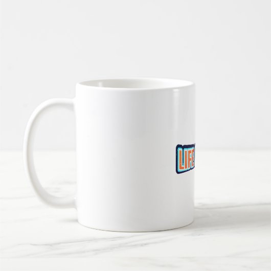 Logolebensdauer ist gut kaffeetasse (Links)