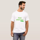 Logomädchen 150, VEGANS-VORGESETZT-SPEZIES T-Shirt (Vorne ganz)