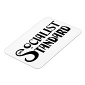 Logomagnet für den sozialistischen Standard 1900er Magnet (Linke Seite)