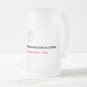 Logon-telnet - Glasbier-Tasse Mattglas Bierglas (VorderseiteRechts)