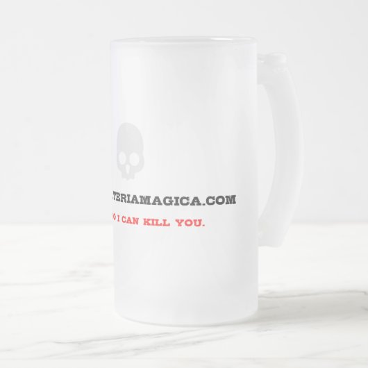 Logon-telnet - Glasbier-Tasse Mattglas Bierglas (VorderseiteRechts)