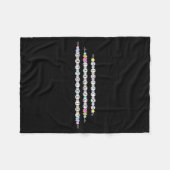 Logopäde Freundschaft Armband sl Fleecedecke (Vorderseite (Horizontal))