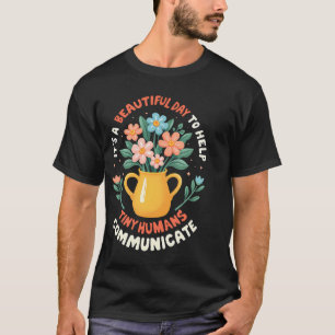 Logopäde Garten Slp Kommunikation T-Shirt
