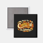 Logopäde jedoch Kommunizieren Hören Magnet (Vorderseite/Rückseite)
