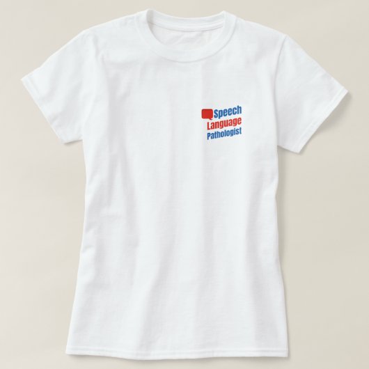 Logopäde Kommunikationsblase T-Shirt (Design vorne)