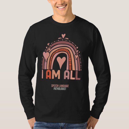 Logopäde Rainbow-Assistent Ther T-Shirt (Vorderseite)