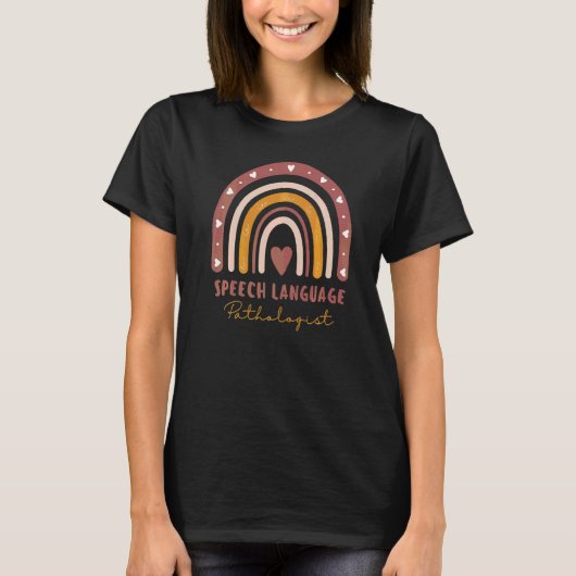 Logopäde Rainbow Speech Therapy T-Shirt (Vorderseite)
