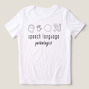 Logopäde-Shirt, Sprachtherapeut Tri-Blend Shirt
