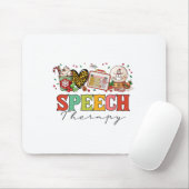 Logopäde Slp Weihnachten Dankfest Mousepad (Mit Mouse)