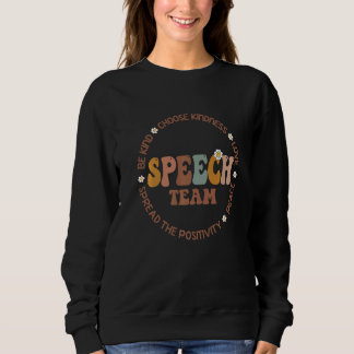 Logopäde Speech TEAM Therapie Sq Sweatshirt