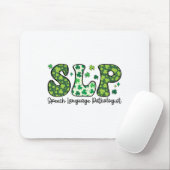 Logopäde St Patricks Day Rede Mousepad (Mit Mouse)