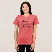 Logopäde-Sweatshirt Tri-Blend Shirt (Vorderseite voll)