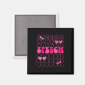 Logopäde Valentinstag Slp Sprachtherapie Magnet (Vorderseite/Rückseite)