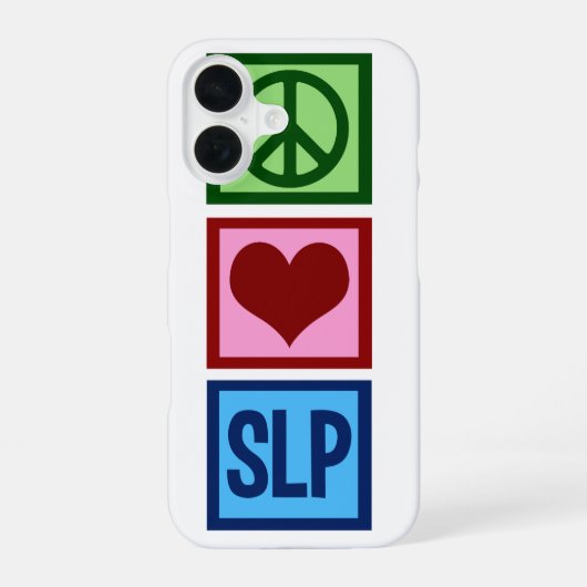 Logopädie iPhone 16 Hülle (Rückseite)