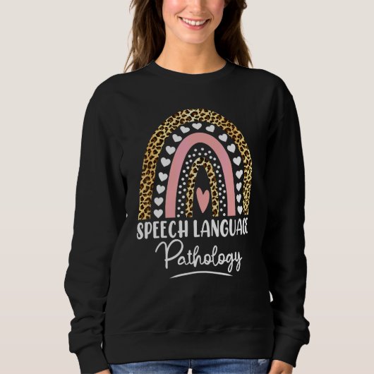 Logopädie Sprachtherapeut Pathologe Sweatshirt (Vorderseite)