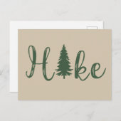 Logopfannenwanderer Feiertagspostkarte (Vorne/Hinten)