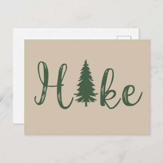 Logopfannenwanderer Feiertagspostkarte (Vorne/Hinten)