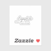 Logophile W/ Definition Aufkleber (Blatt)