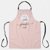 Logorestaurant Bäckerei Catering Kuchen Rote Tropf Schürze (Vorderseite)