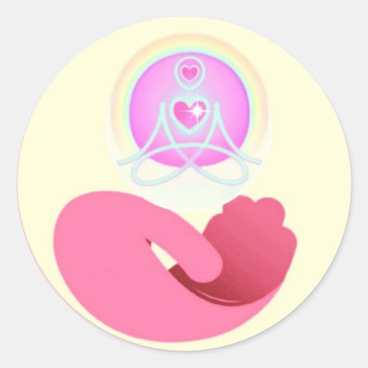 Logorundkleber für Copessigsalate Runder Aufkleber (Vorderseite)